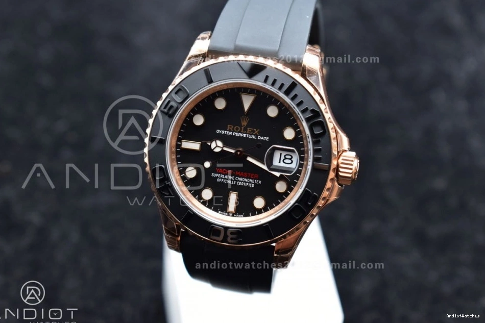 Oysterflex Black VS 1220 Best on 126655 Yacht-Master Ceramic 1:1 TimelessDesign Strap Bezel VSF Rubber Edition 0421